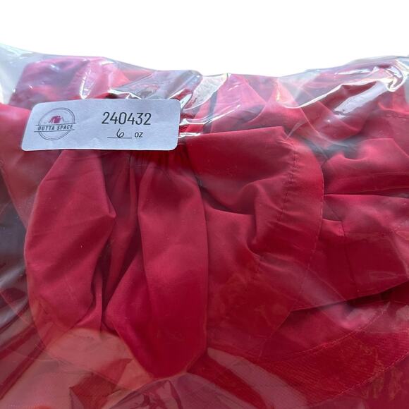 San Joy Magenta Off The Shoulder Ruffle Mid Waist Blouse - Picture 6 of 6